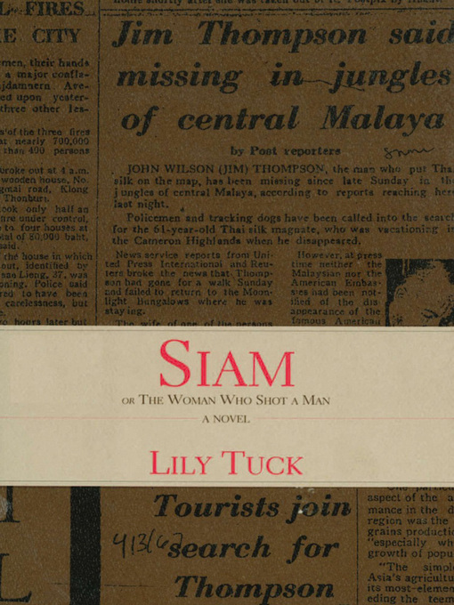 Title details for Siam by Lily Tuck - Available